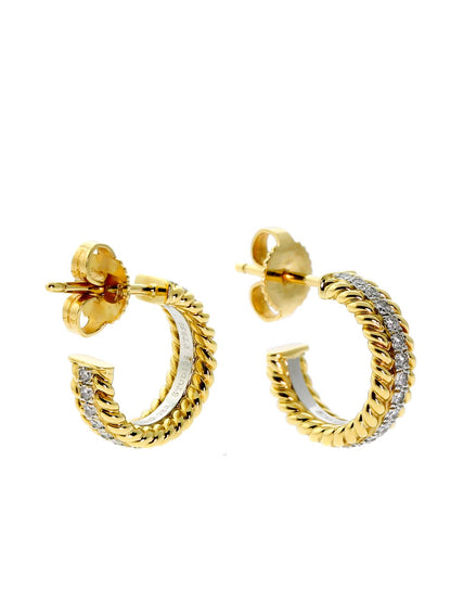 tifthtfany & Co Schlumberger Rope Diamond Earrings