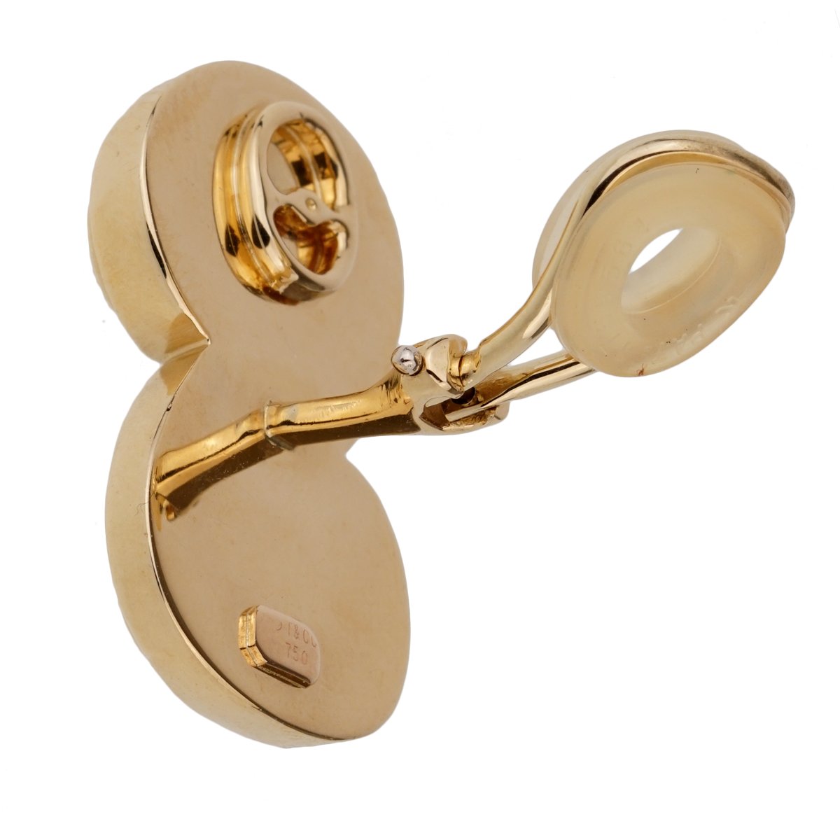 tifthtfany & Co Scroll 18k Yellow Gold Clip On Earrings