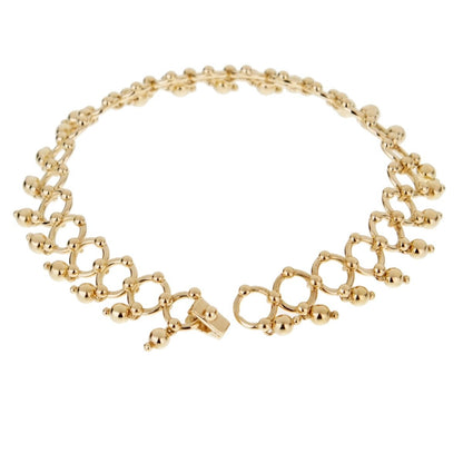 tifthtfany & Co Vintage Beaded Yellow Gold Bracelet