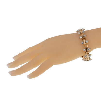 tifthtfany & Co Vintage Pearl Yellow Gold Bracelet
