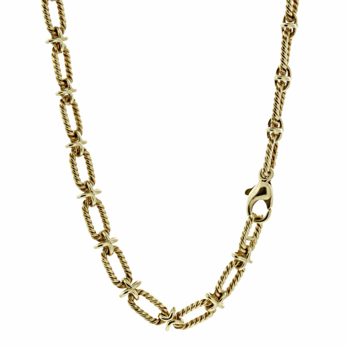 tifthtfany & Co Woven Gold Sautoir Necklace