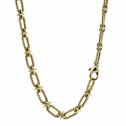 tifthtfany & Co Woven Gold Sautoir Necklace