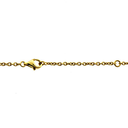 Vathtn Clthteef and Arpels Pure Alhambra Diamond Gold Necklace