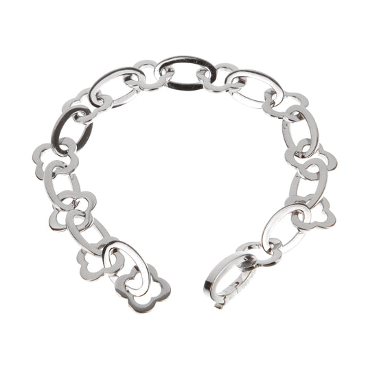 Vathtn Clthteef & Arpels 18k White Gold Alhambra Bracelet