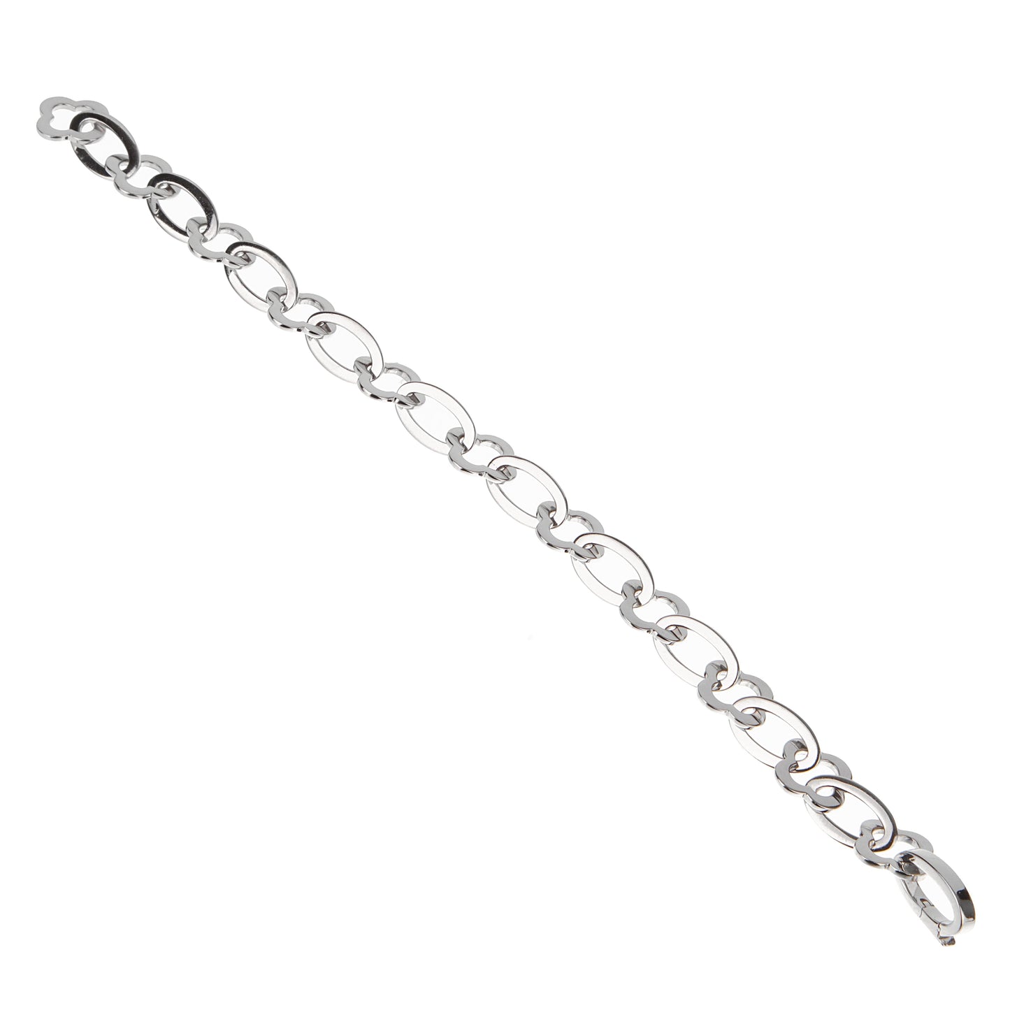 Vathtn Clthteef & Arpels 18k White Gold Alhambra Bracelet