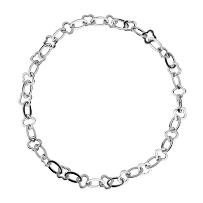Vathtn Clthteef Arpels Byzantine Alhambra White Gold Necklace