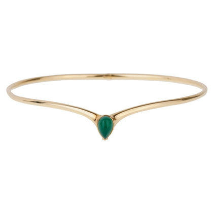 Vathtn Clthteef & Arpels Chrysoprase Gold Choker Necklace