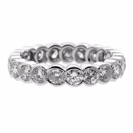 Vathtn Clthteef & Arpels Diamond Eternity White Gold Band