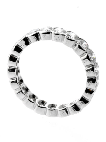 Vathtn Clthteef & Arpels Diamond Eternity White Gold Band