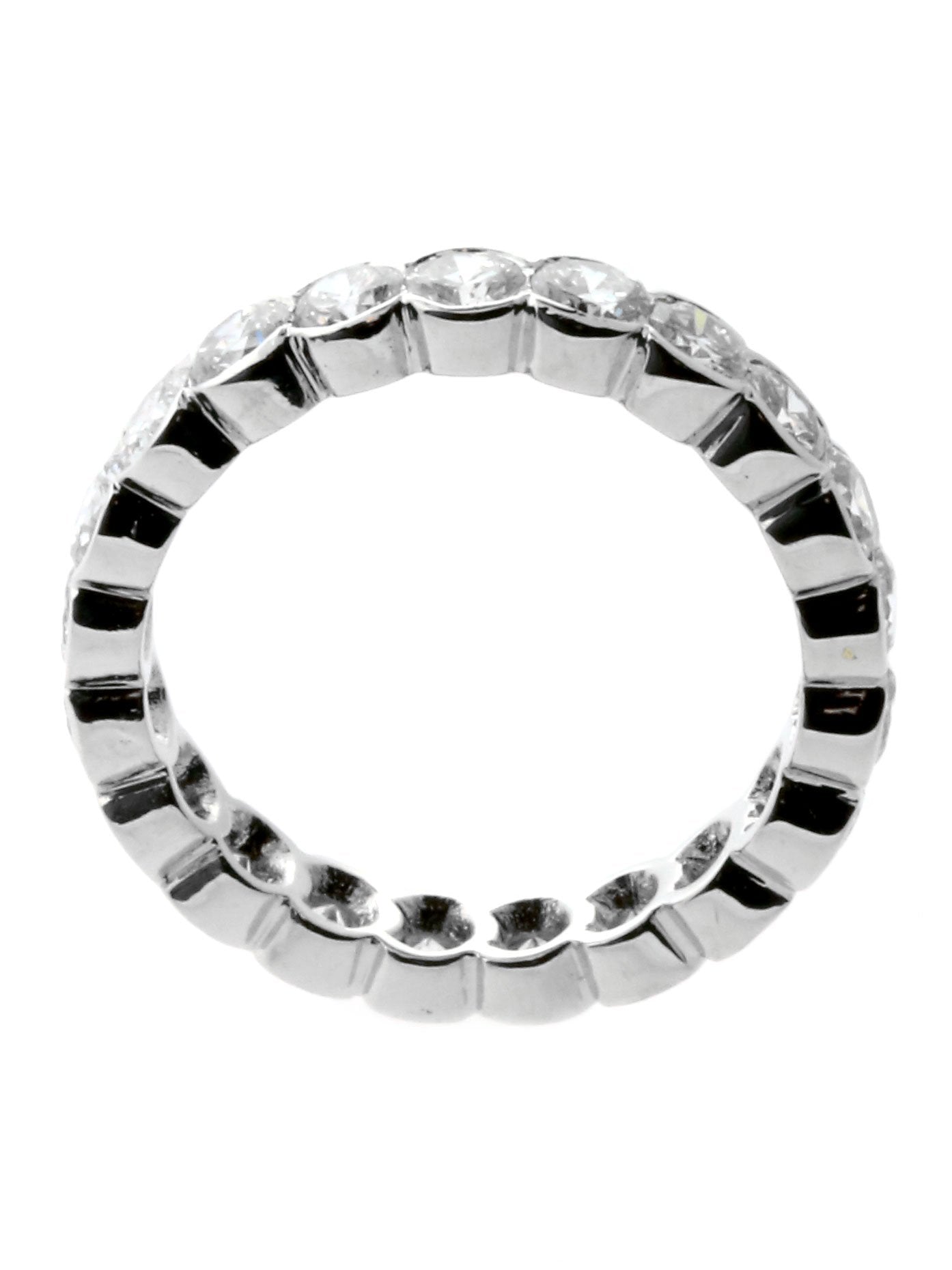 Vathtn Clthteef & Arpels Diamond Eternity White Gold Band