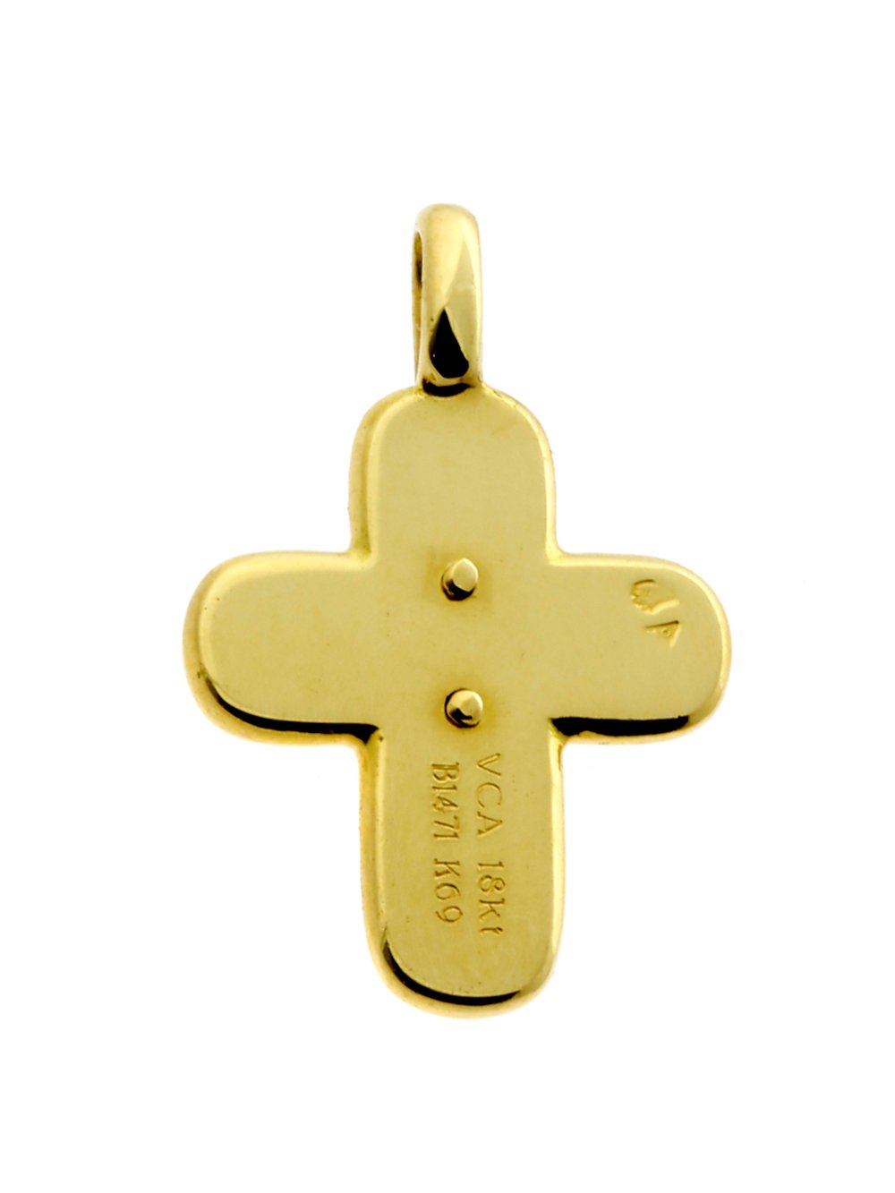 Vathtn Clthteef Arpels Gold Coral Cross