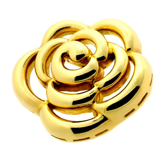 Vathtn Clthteef & Arpels Gold Flower Pendant