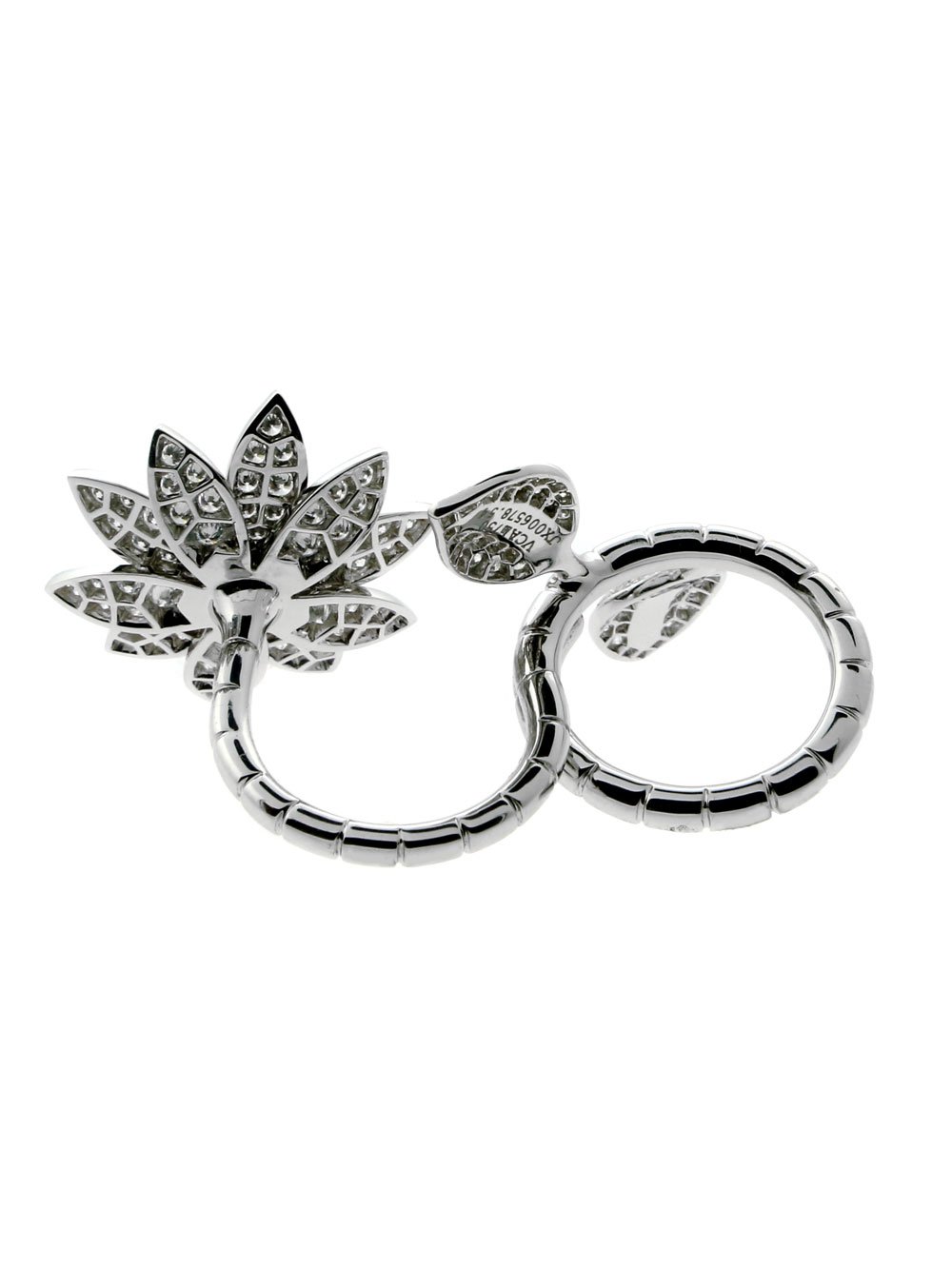 Vathtn Clthteef & Arpels Lotus Diamond Ring
