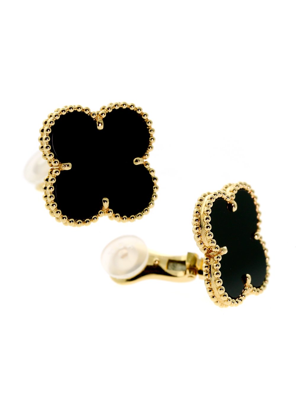 Vathtn Clthteef Arpels Magic Alhambra Gold Earrings