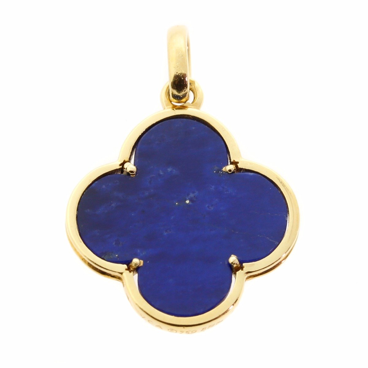Vathtn Clthteef & Arpels Magic Alhambra Lapis Lazuli Pendant