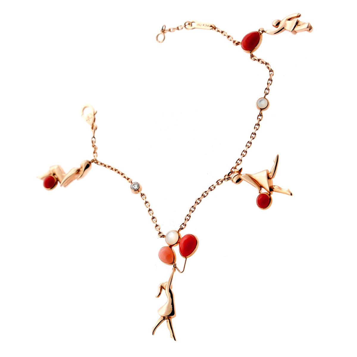 Vathtn Clthteef Arpels Romance Diamond Gold Bracelet