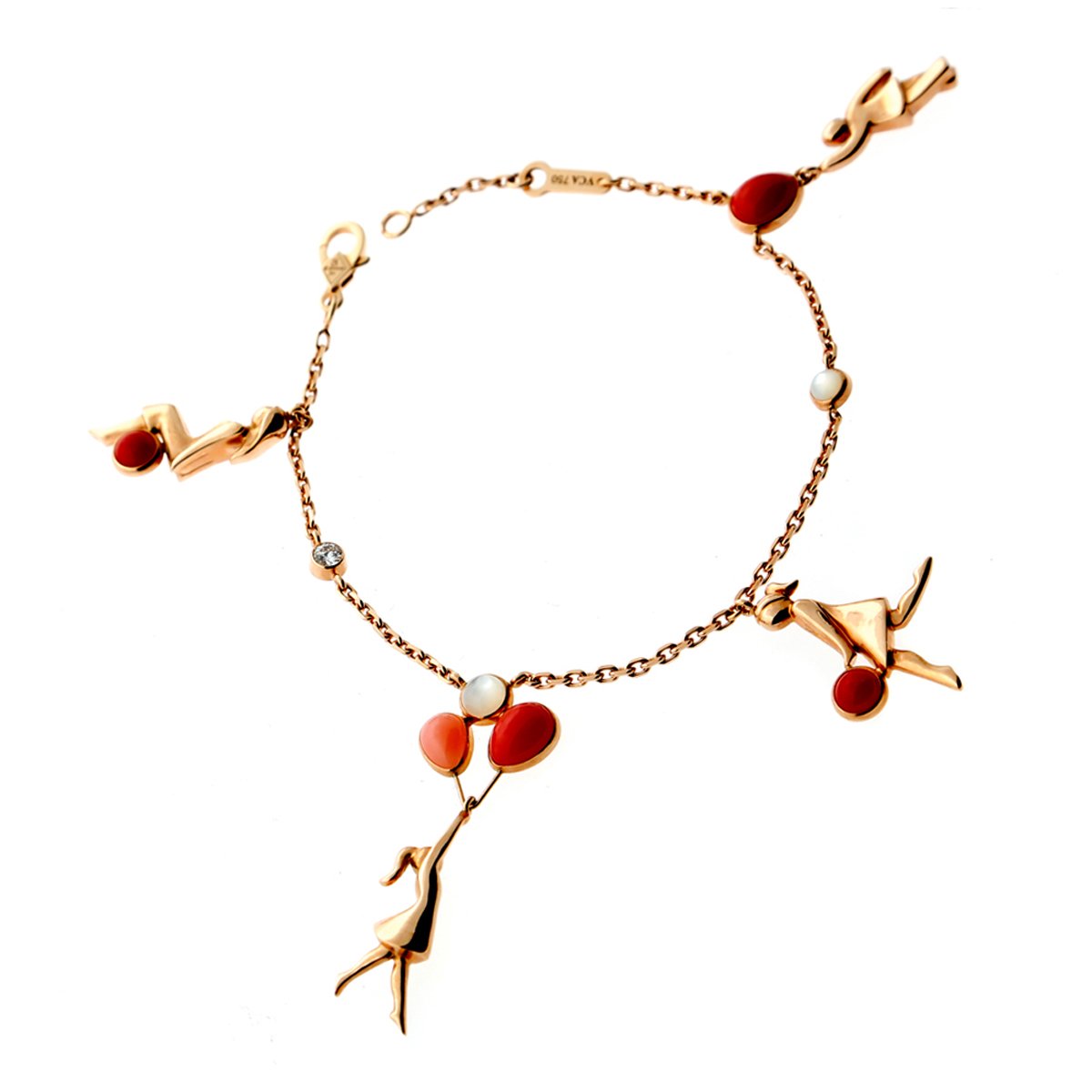 Vathtn Clthteef Arpels Romance Diamond Gold Bracelet