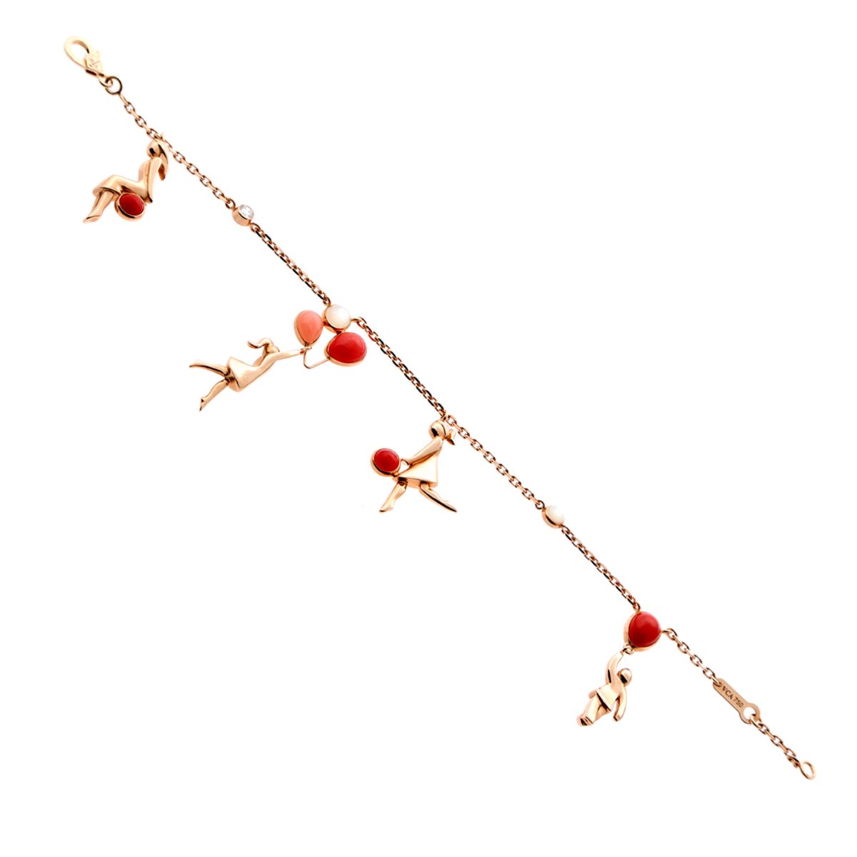 Vathtn Clthteef Arpels Romance Diamond Gold Bracelet