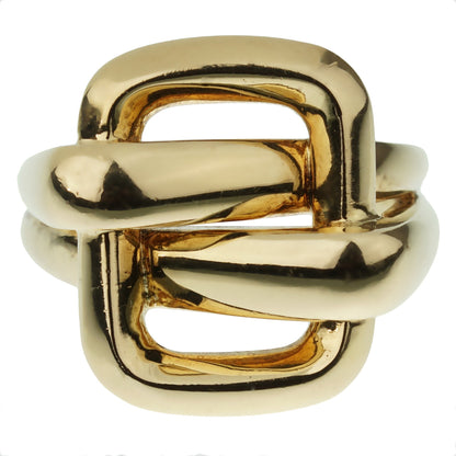 Vathtn Clthteef & Arpels Vintage Bypass Yellow Gold Ring