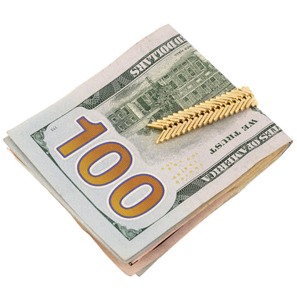 Vathtn Clthteef & Arpels Vintage 18k Yellow Gold Money Clip