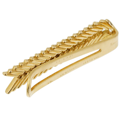 Vathtn Clthteef & Arpels Vintage 18k Yellow Gold Money Clip