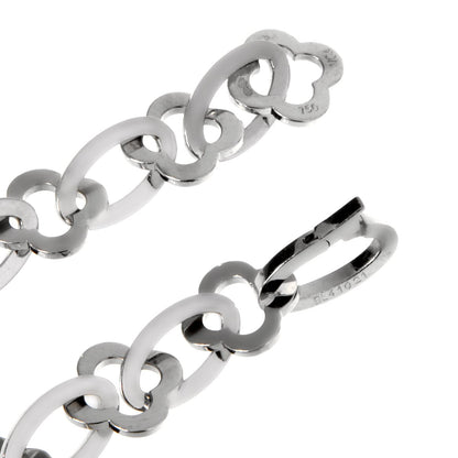 Vathtn Clthteef & Arpels White Gold Byzantine Necklace