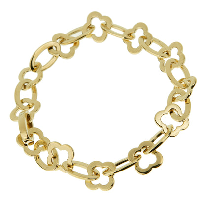 Vathtn Clthteef & Arpels Yellow Gold Alhambra Bracelet