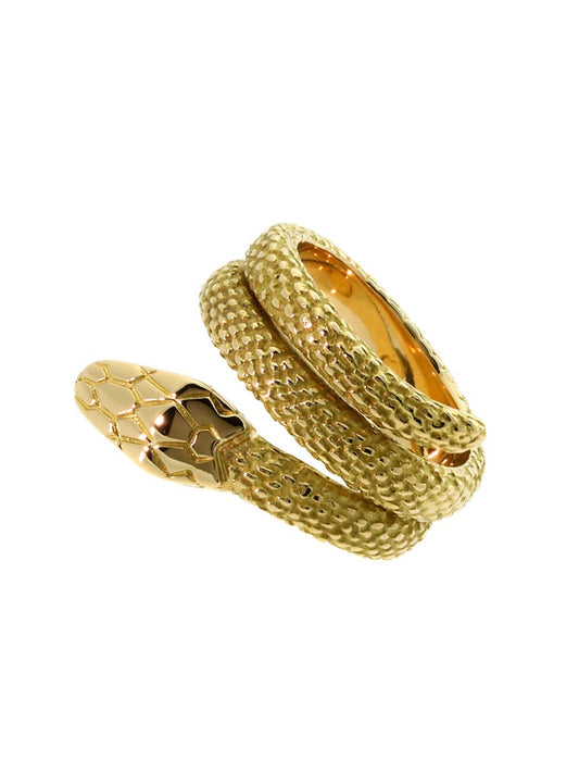 Vintage Carthttier Snake Gold Ring