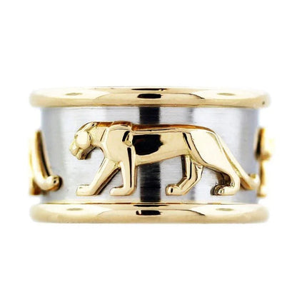 Carthttier Walking Panthere 18K Gold Ring